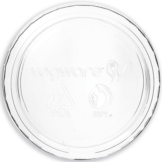 Vegware Portion Pot Lid, 113ml and 56ml, Clear, Pack of 2000