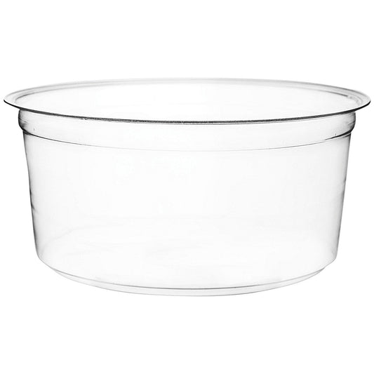 Vegware Deli Round Container, 341ml, Clear, Pack of 500