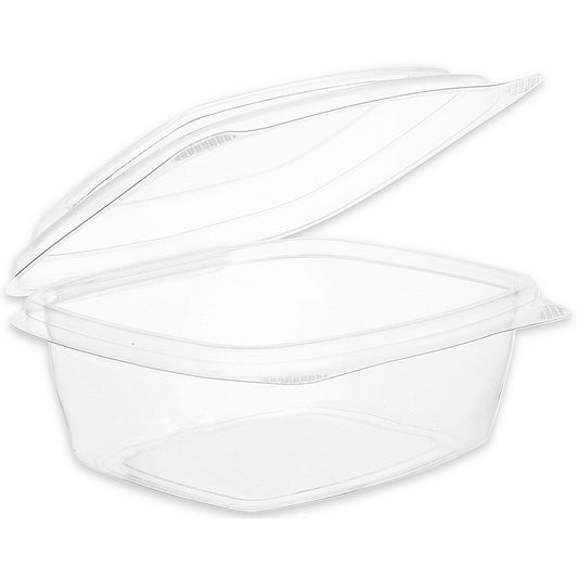Vegware Deli Hinged Container, 227ml, Clear, Pack of 300