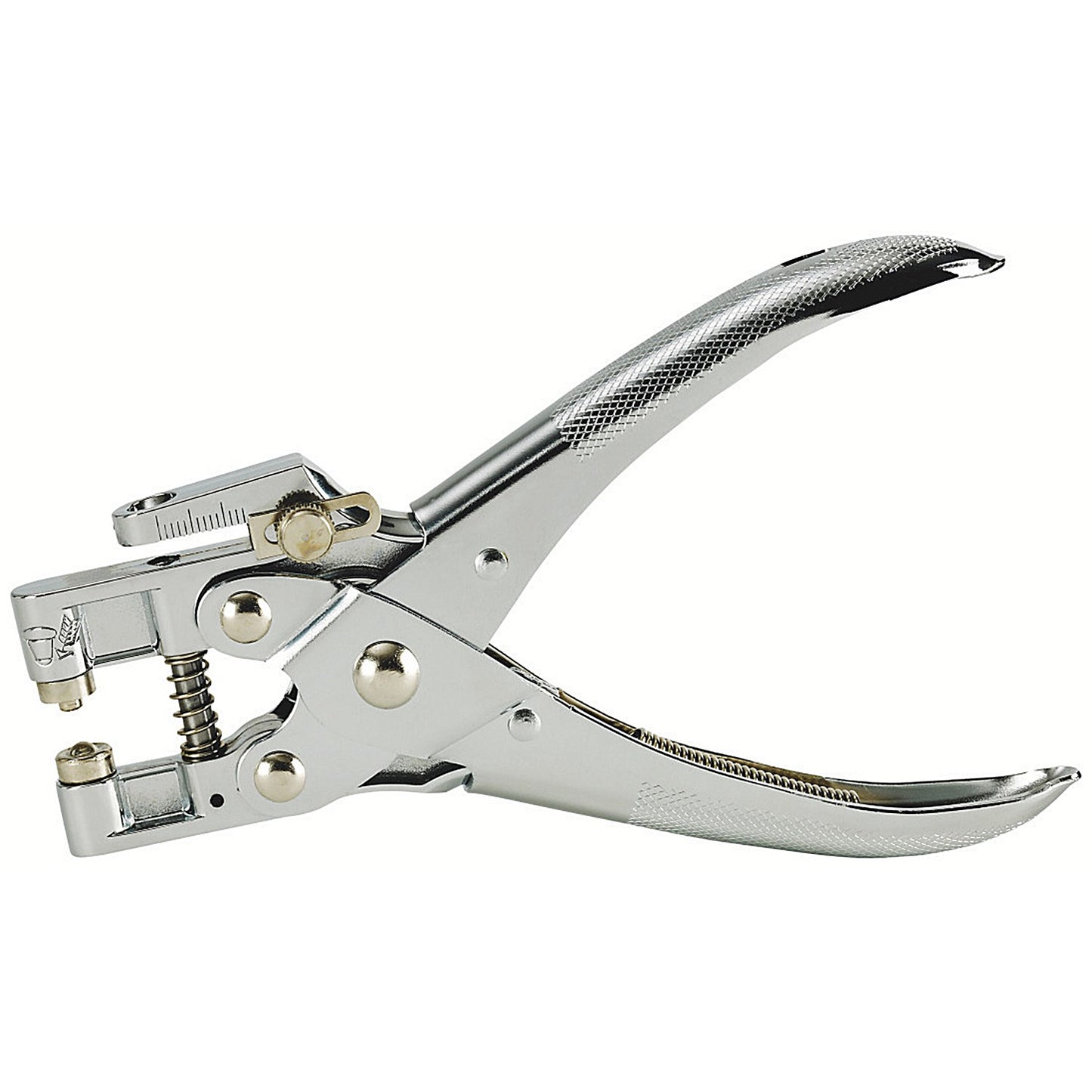 Rexel 950 Solid Steel Eyeletter Punch, For 13mm Holes, Chrome