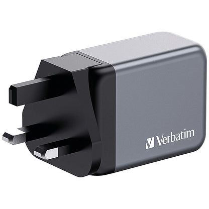 Verbatim GNC-65 GaN 65W 3 Port Charger