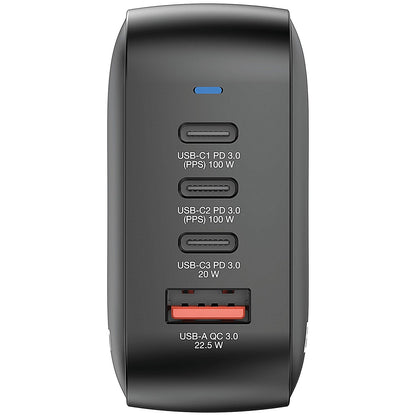 Verbatim Mini GaN 100W 4 Port Wall Charger, Black