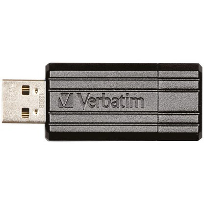 Verbatim Pinstripe USB 2.0 Flash Drive, 128GB