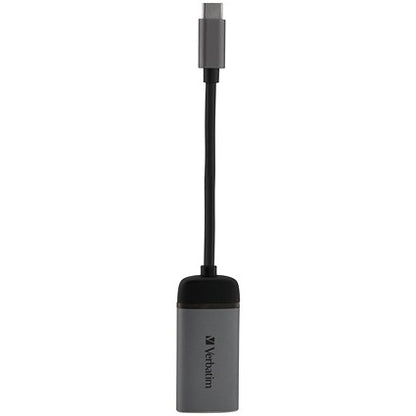 Verbatim USB C to HDMI Adaptor, 10cm Lead, Silver