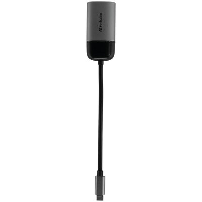Verbatim VGA to USB C Adaptor, 10cm Lead, Silver