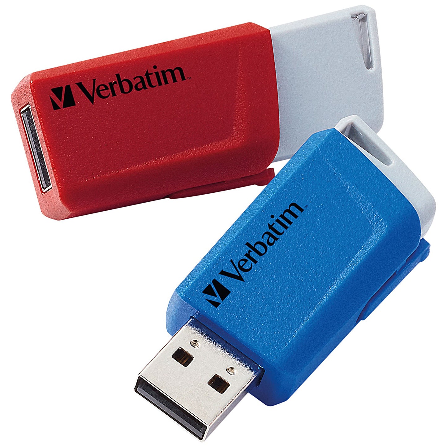Verbatim Store and Click USB 3.0 Flash Drive, 32GB, Pack of 2