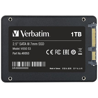 Verbatim Vi550 S3 Internal Solid State Drive, 1TB