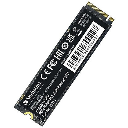 Verbatim Vi3000 M.2 PCIe NVMe Solid State Drive, 512GB