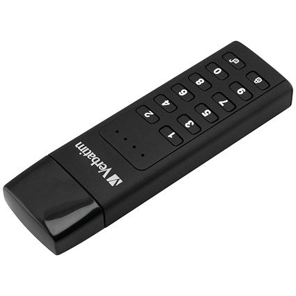 Verbatim Keypad Secure USB 3.0 Flash Drive, 128GB