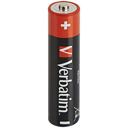 Verbatim AAA Alkaline Batteries, Pack of 4