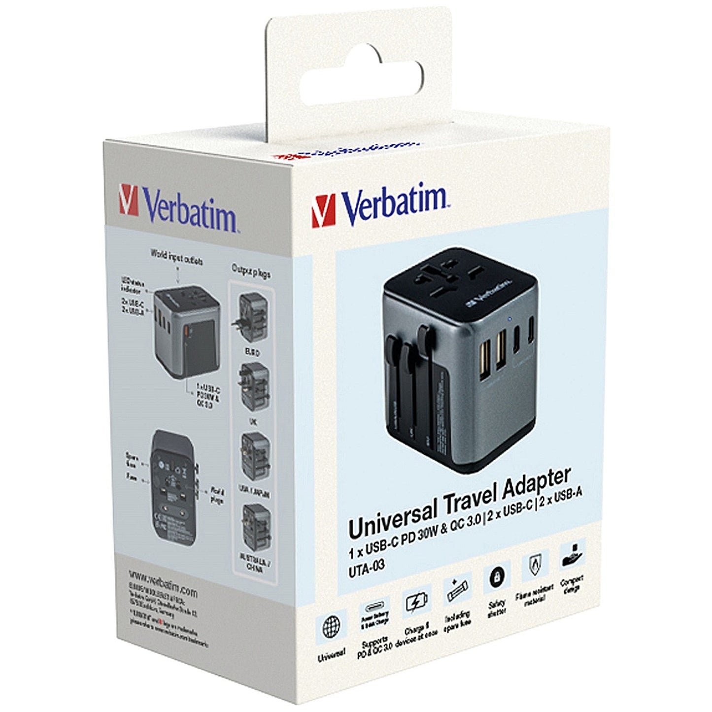Verbatim Universal Travel Adapter