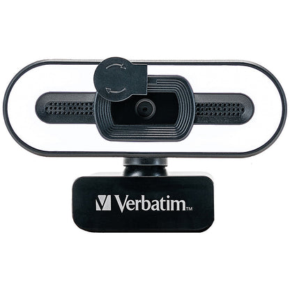 Verbatim AWC-02 Webcam with Light, 1080P HD