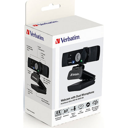 Verbatim AWC-03 Webcam, 4K UHD