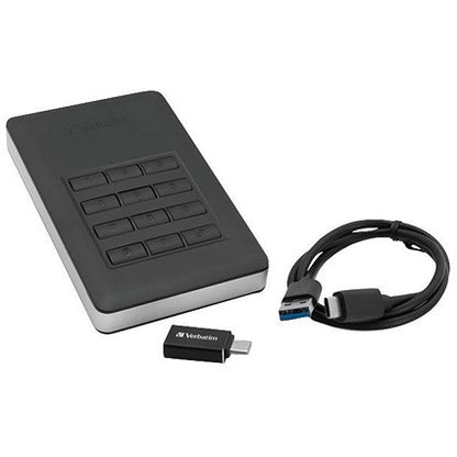 Verbatim Store 'n' Go Encrypted USB 3.0 Portable Hard Drive, 1TB