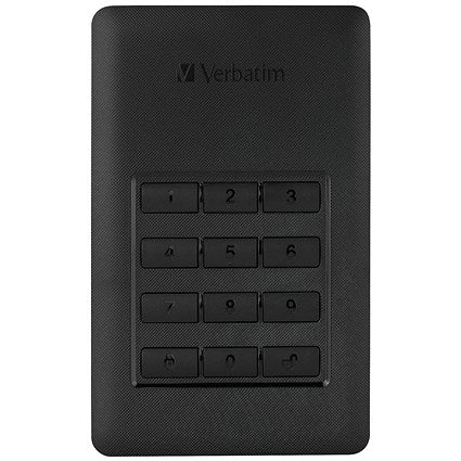 Verbatim Store 'n' Go Encrypted USB 3.0 Portable Hard Drive, 2TB