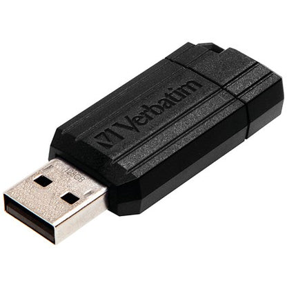 Verbatim Pinstripe USB 2.0 Flash Drive, 8GB