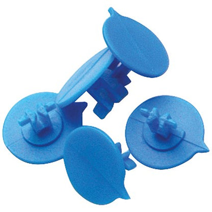 GoSecure Plain Round Security Seals, Blue, Pack of 500