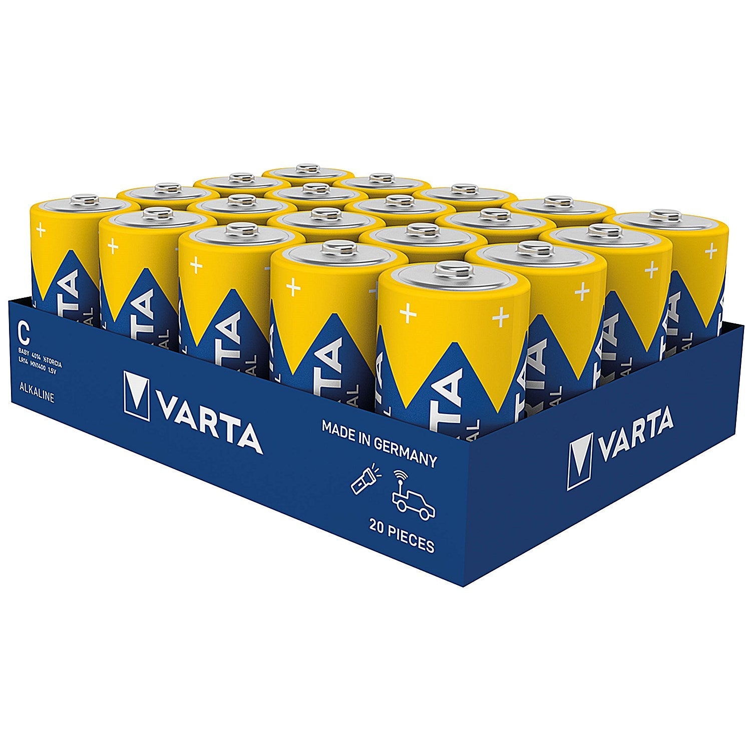 Varta Industrial Pro C Alkaline Batteries, Pack of 20 Easy2Order : VR35652