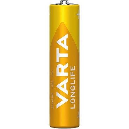 Varta Longlife AAA Alkaline Batteries, Pack of 4