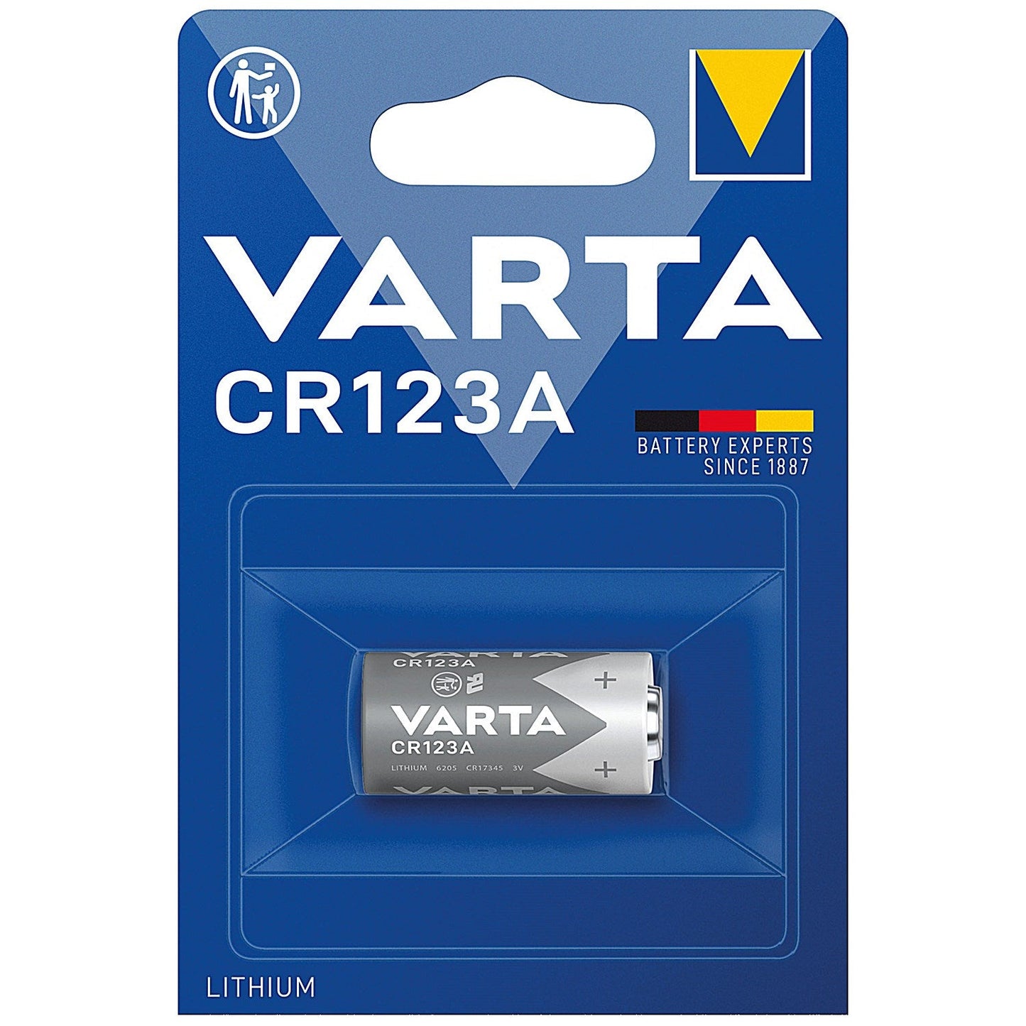Varta CR123A Lithium Battery
