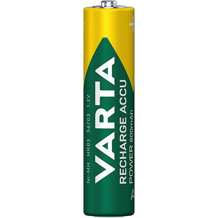 Varta Rechargeable AAA Batteries, Pack of 4