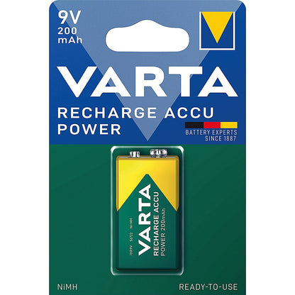 Varta 9V Rechargeable Accu Battery