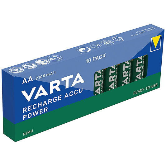 Varta AA Rechargeable Batteries, Pack of 10