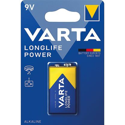 Varta Longlife Power 9V Alkaline Battery