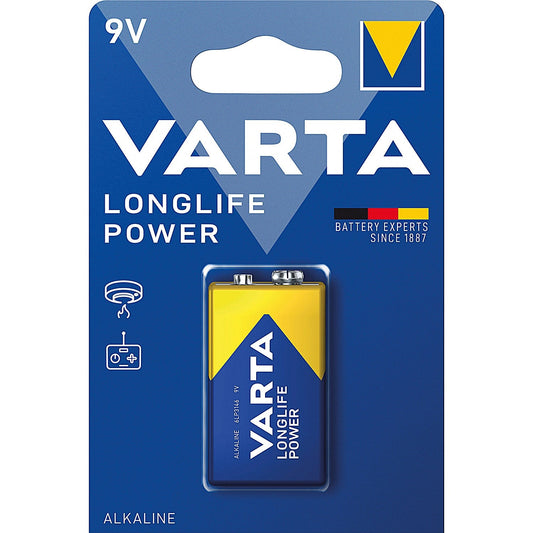Varta Longlife Power 9V Alkaline Battery
