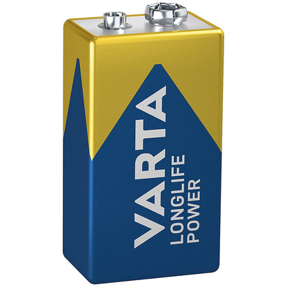 Varta Longlife Power 9V Alkaline Battery Easy2Order : VR55986