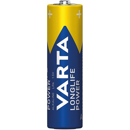 Varta Longlife Power AA Alkaline Batteries, Pack of 40