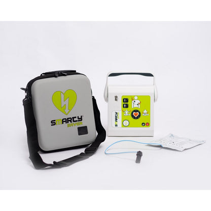 Smarty Saver Fully Automatic Defibrillator, Comes with Sturdy Defibrillator Case