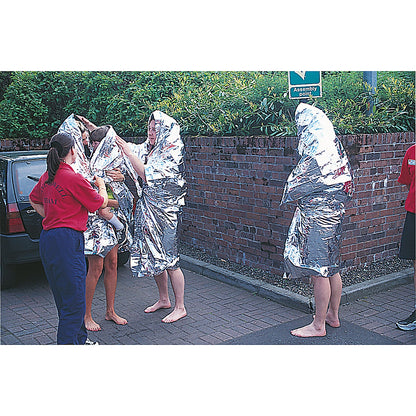 Wallace Cameron First-Aid Emergency Foil Blanket, Pack of 6