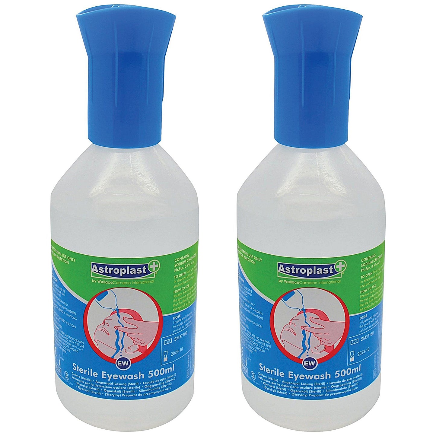 Wallace Cameron 500ml Sterile Eye Wash (2 Pack)