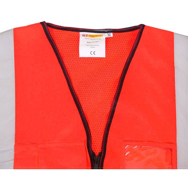 Beeswift Executive Hi Viz Waistcoat, Red, 4XL
