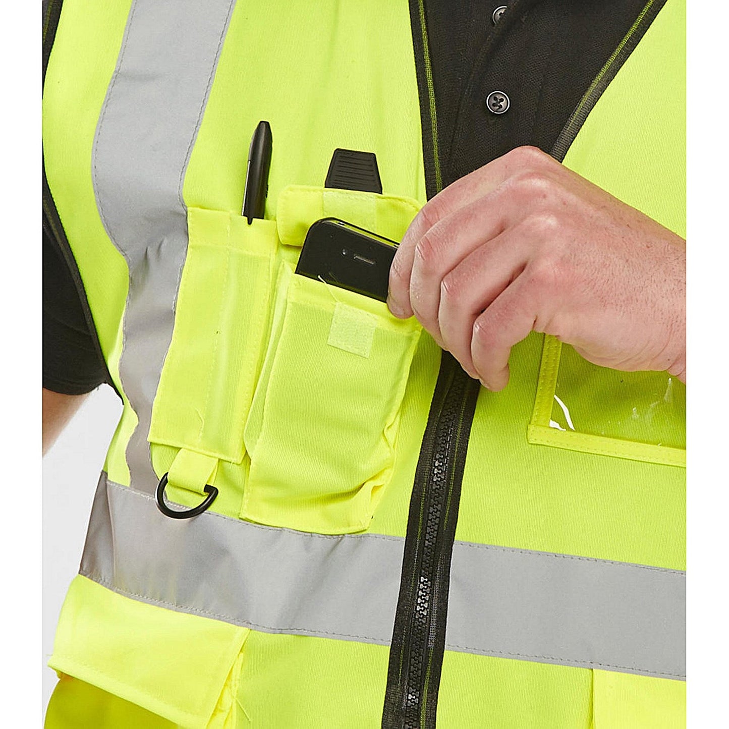 Beeswift Executive Hi Viz Waistcoat, Saturn Yellow, XL