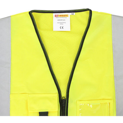 Beeswift Executive Hi Viz Waistcoat, Saturn Yellow, XL