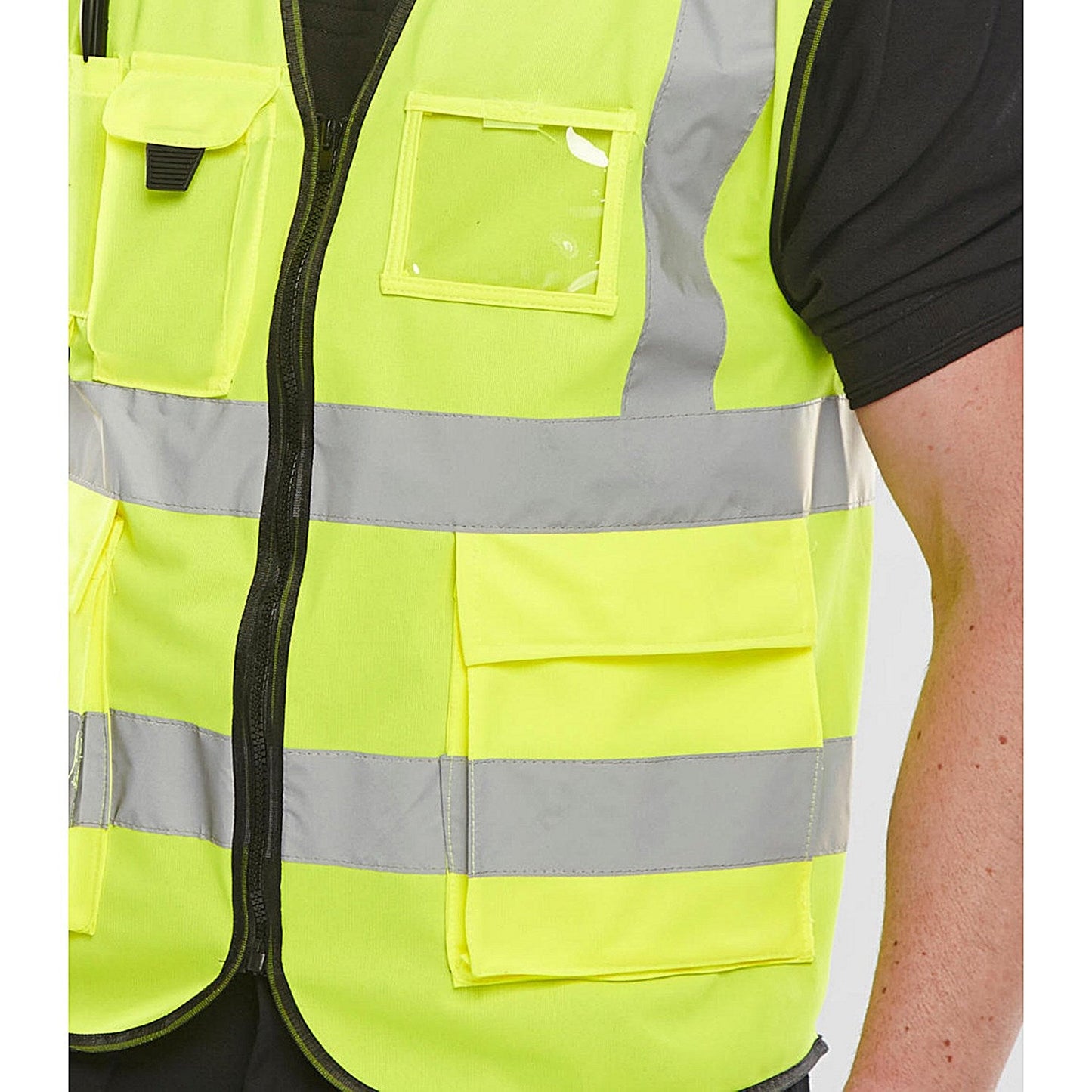 Beeswift Executive Hi Viz Waistcoat, Saturn Yellow, 3XL