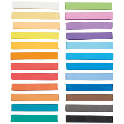 Artiste Soft Pastels, Assorted Colours, Pack of 24