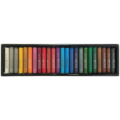 Artiste Regular Oil Pastels, Assorted Colours, Pack of 24 Easy2Order : WD07325