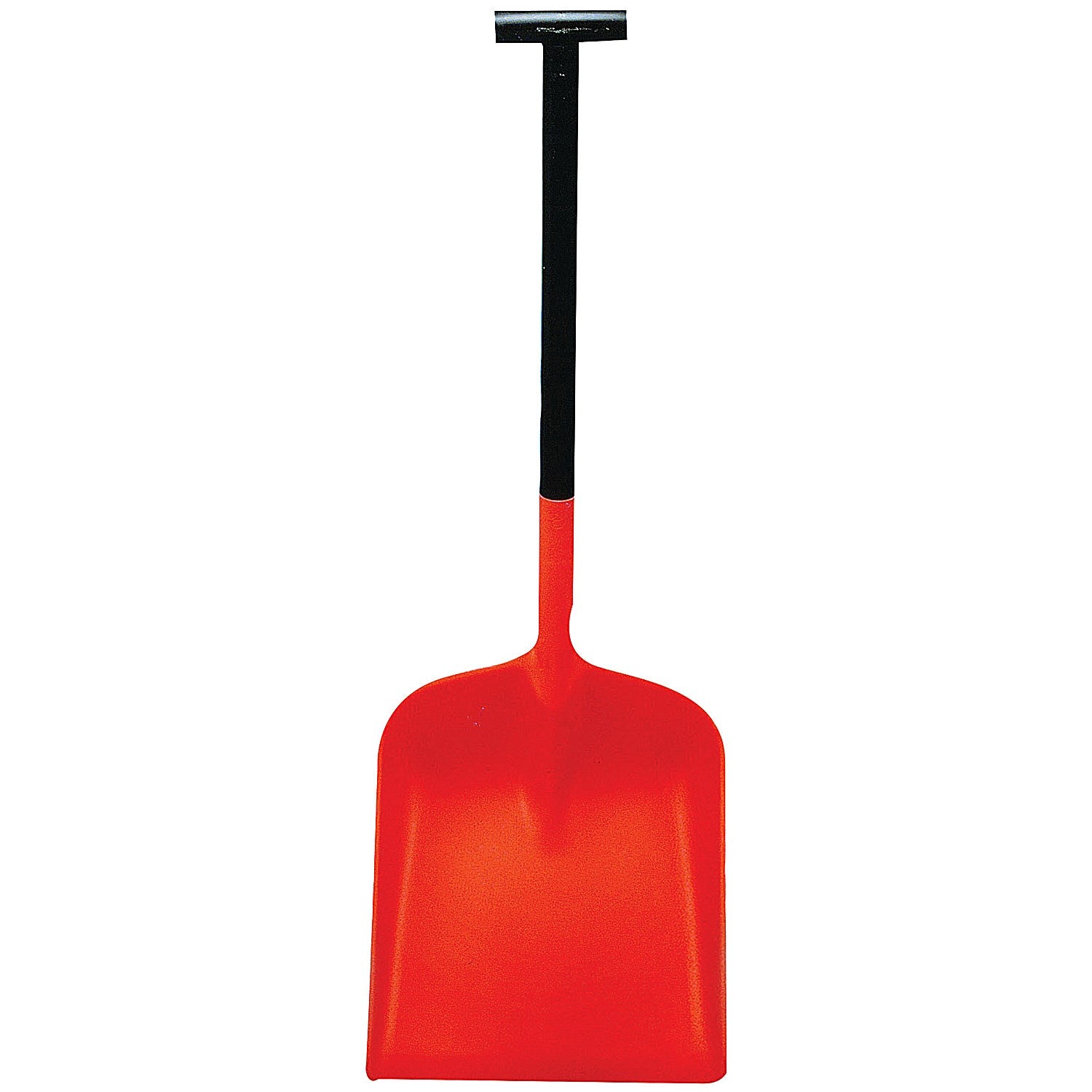 Orange Snowburner Large Blade T-Grip Snow Shovel
