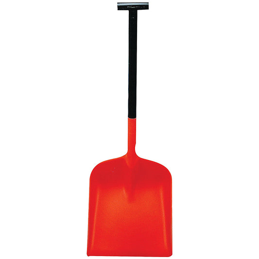 Orange Snowburner Large Blade T-Grip Snow Shovel