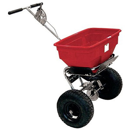 Salt Spreader 57kg Rain Cover Red