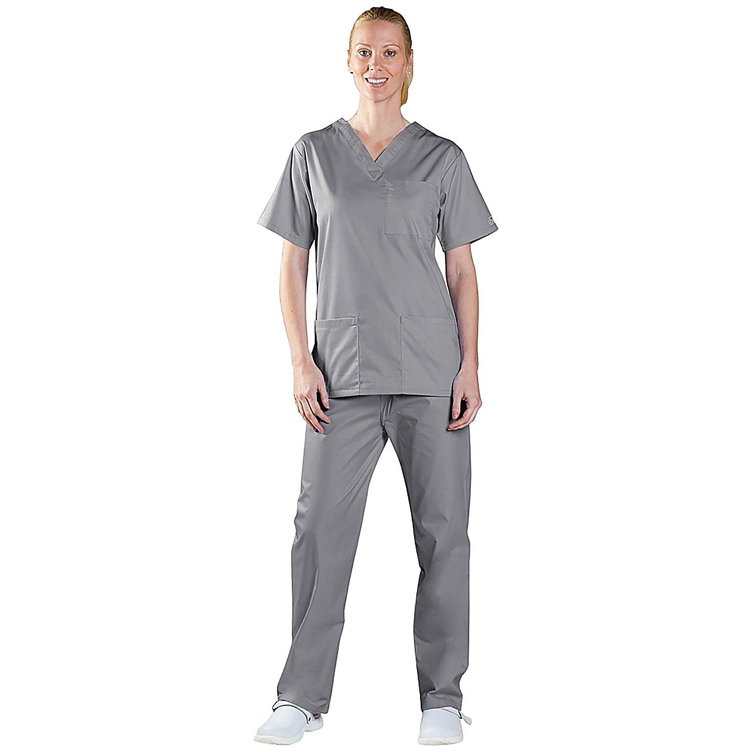 434NPH Unisex Smart Scrub Top, Storm Grey, Size XS Easy2Order : WIS00289