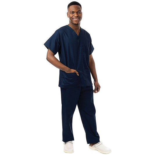 434NPH Unisex Smart Scrub Top, Navy, Size XL Easy2Order : WIS00296