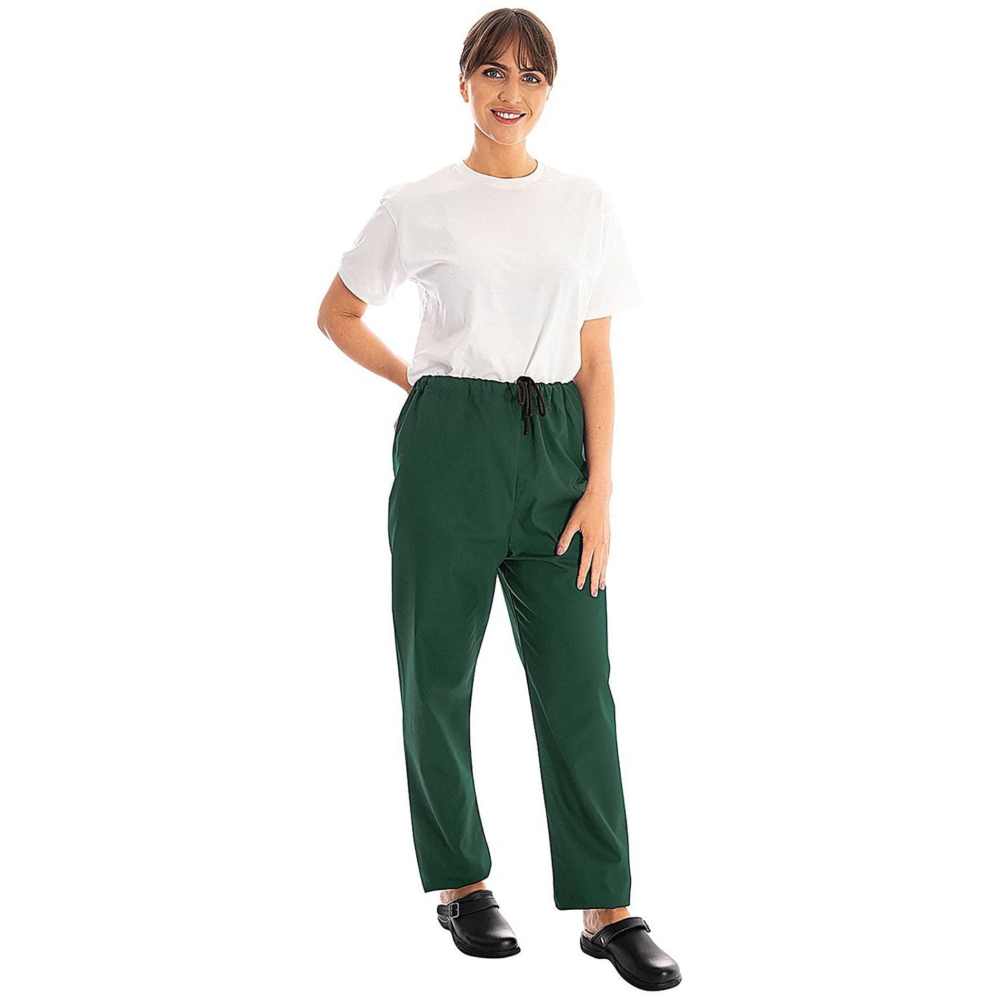 434TR Unisex Smart Scrub Trousers, Bottle Green, Size 3XL