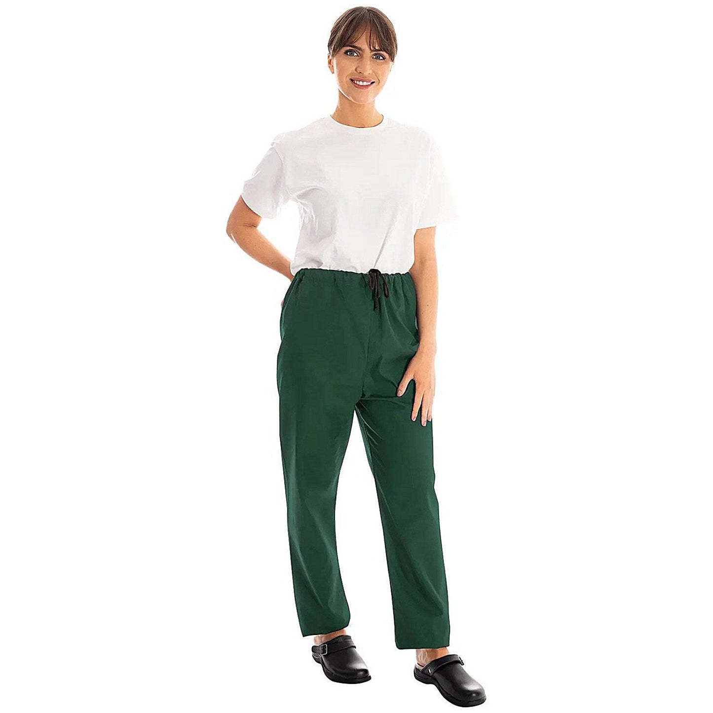 434TR Unisex Smart Scrub Trousers, Bottle Green, Size 3XL