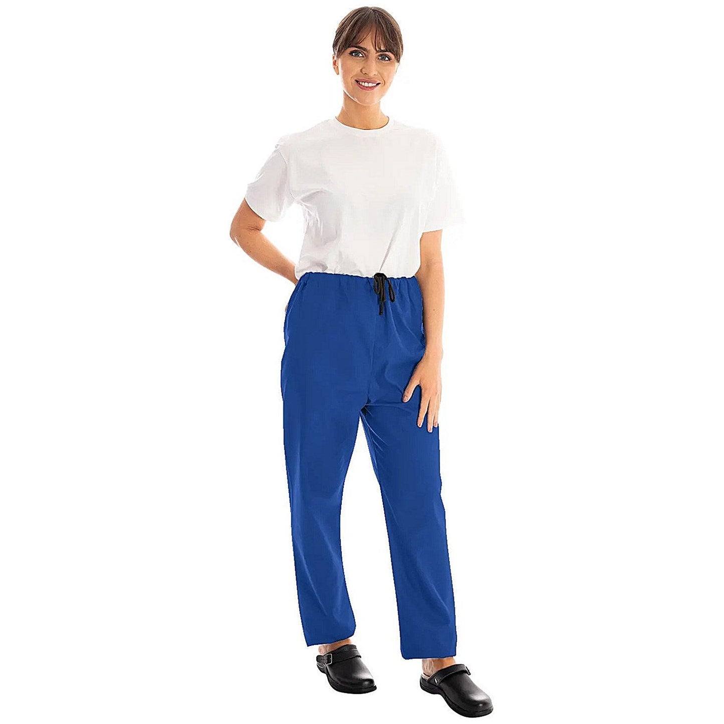 434TR Unisex Smart Scrub Trousers, Royal Blue, Size XS