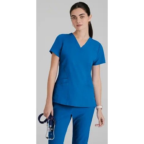 Barco One Pulse Scrub Top, Royal Blue, Small
