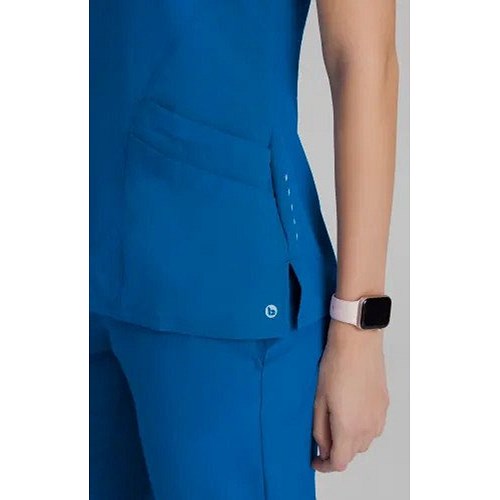 Barco One Pulse Scrub Top, Royal Blue, Small
